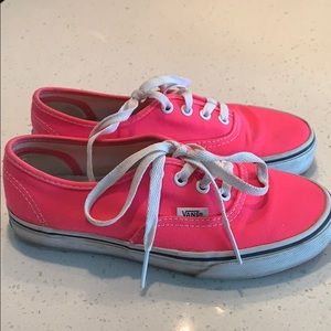 Hot pink vans ⚡️⚡️⚡️💞💞